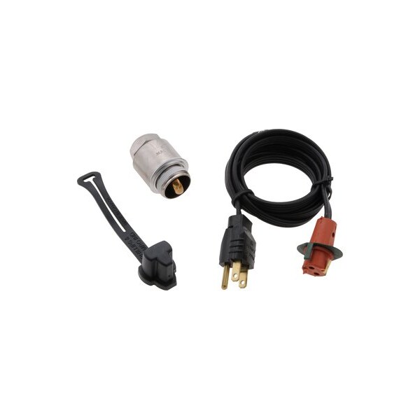 ENGINE HEATER  400W 120V, 28MM THREAD, BRASS ADAPTER GM, ISUZU